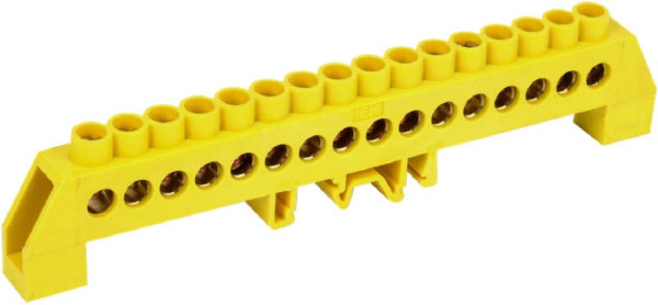 Изображение товара Шина PE земля IEK ШНИ-8х12-16-КС-Ж для электроточек монтажных систем