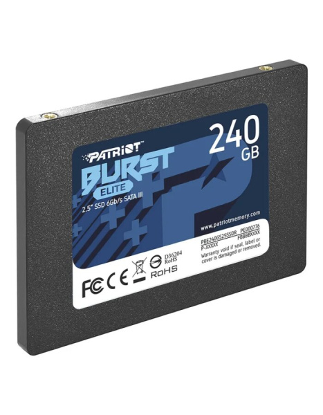 фото SSD накопитель 240 ГБ Patriot Memory PBE240GS25SSDR, (PBE240GS25SSDR)