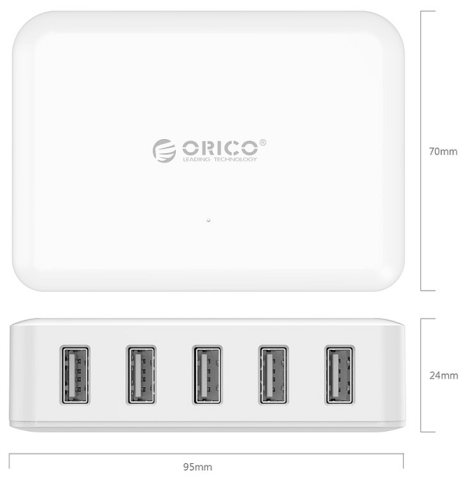 фото Зарядное устройство сетевое Orico DCAP-5S в Ростове-на-Дону
