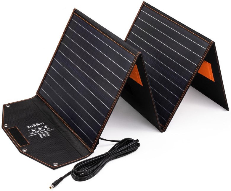

Панель солнечная TopOn TOP-SLR100 портативная, 100W с DC выходом 19.8V, влагозащищенная, для зарядки электростанций, форм-фактор портфель, складная на, TOP-SLR100
