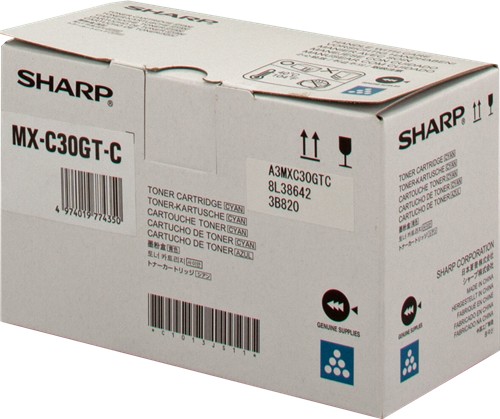 

Тонер-картридж Sharp MXC30GTC 6К для MXC300WR / MXC301 / MXC301W, MXC30GTC