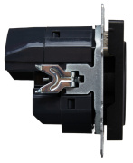 фото Розетка с заземлением IEK BR-R14-16-U21-D21-K53