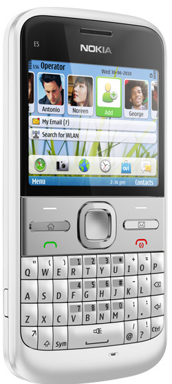 фото Мобильный телефон  Nokia E5 Chalk White