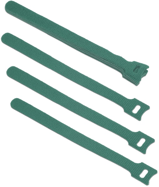 

Хомут Cabeus CLAMP-180-GN для кабеля, липучка с мягкой застежкой, 180x14 мм, зеленый (10 шт.), CLAMP-180-GN