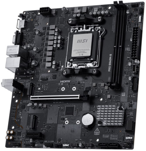 фото Материнская плата mATX MSI PRO B840M-B в Челябинске