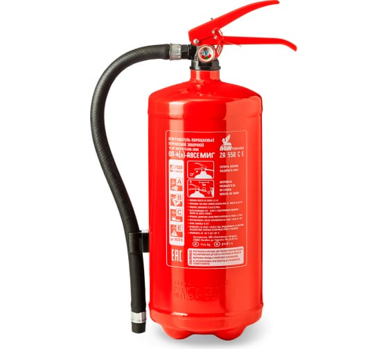 

Огнетушитель Пожтехника ОП-4 АВСЕ МИГ (2А, 70В, С, Е) порошковый, ОП-4 АВСЕ МИГ (2А, 70В, С, Е)