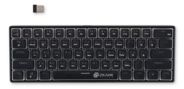 фото Клавиатура wireless Oklick K763W в Екатеринбурге