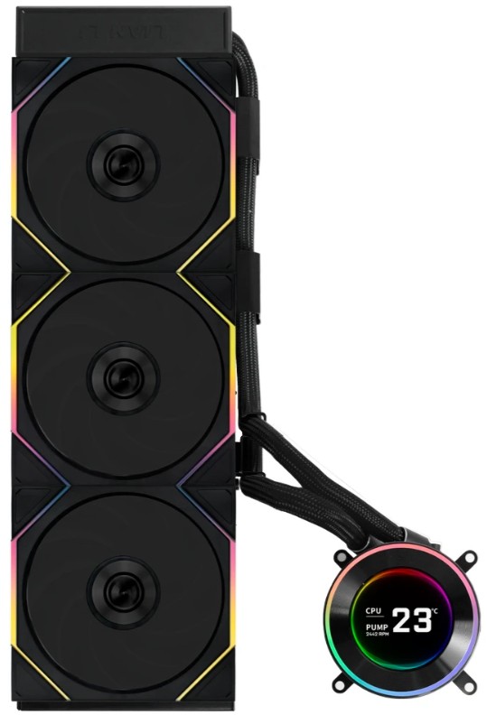 

Система охлаждения жидкостная Lian Li HydroShift II LCD-C 360TL G89.GHS2LCD36TB.R0 LGA1700/1851/AM5/AM4 (3*120mm), HydroShift II LCD-C 360TL