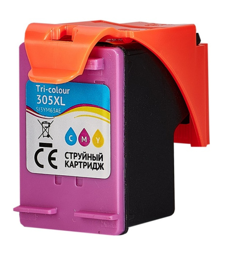 фото Картридж струйный Sakura 3YM63AE (№305XL Tri-colour) в Волгограде