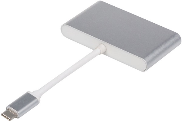 

Переходник Atcom AT2808 0.1 m Type-C (m) <=> 3xUSB 3.0 (f) + Type C(f), AT2808