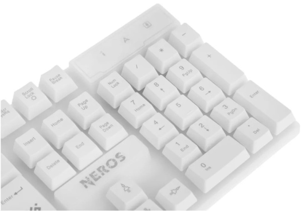 фото Мембранная клавиатура Defender Neros GK-147 RU, USB, Белый [45147] в Самаре