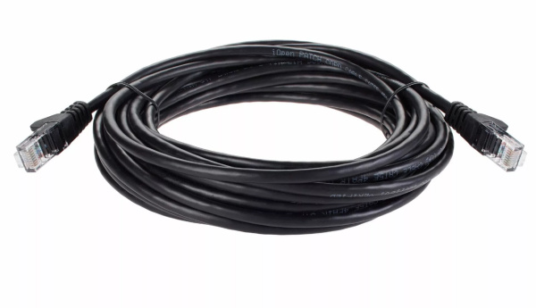 фото Кабель патч-корд U/UTP 5e кат. 7.5м iOpen ANP511_7.5M_BK в Омске