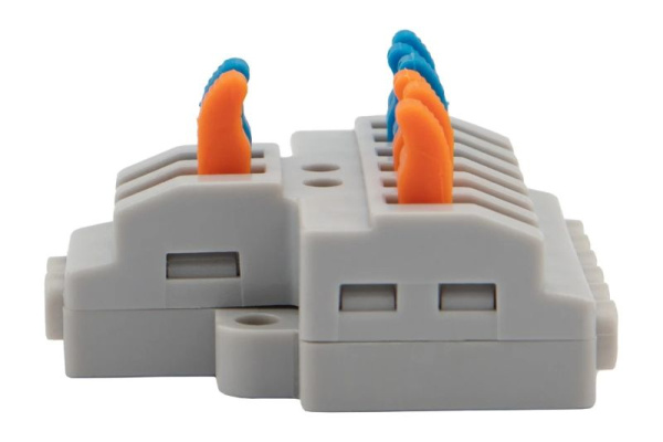 Изображение товара Клемма Rexant 07-5281 для соединения медных проводов на DIN-рейке 2 контакта