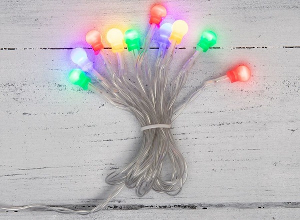 

Гирлянда NEON-NIGHT 303-092 светодиодная «Шарики» 1.5 м, 10 LED, прозрачный ПВХ, цвет свечения мультиколор, 2 х АА (батарейки не в комплекте), 303-092
