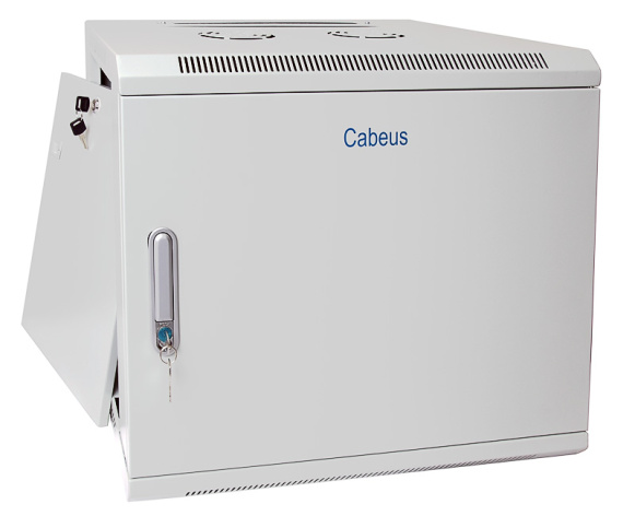 фото Шкаф настенный 19", 9U Cabeus SH-05F-9U60/45m в Уфе
