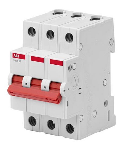 

Автоматический выключатель ABB 2CDS643041R0064 3P, 6A,C, 4,5кА, BMS413C06, 2CDS643041R0064