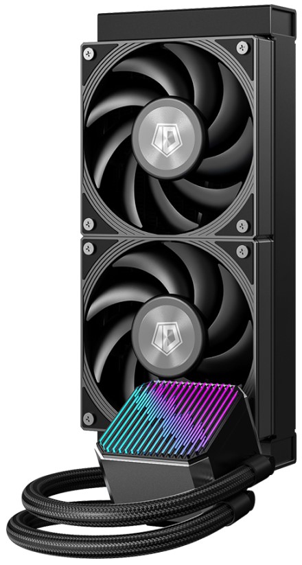 

Система охлаждения жидкостная ID-Cooling DX240 MAX LGA1151/1200/2066/1700/AM4/AM5 (TDP 300W, 4-pin PWM, 85CFM, 32.5dB, 2900RPM, 2x120mm, black) Ret, DX240 MAX