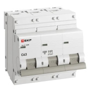 фото Автоматический выключатель EKF mcb47100m-3-63C-pro