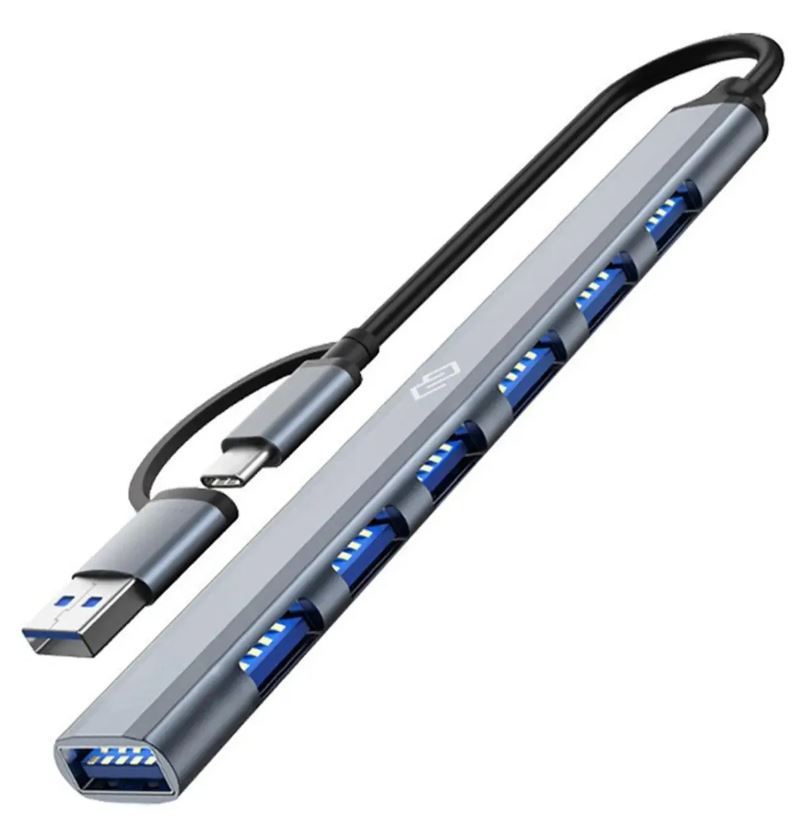 

Док-станция Digma DHUB-7USB-AC-2.0 7порт. черный, DHUB-7USB-AC-2.0