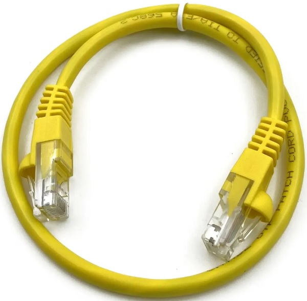 

Патч-корд Buro 1901361 UTP 4 пары cat.5E CCA molded 0.25м желтый RJ-45 (m)-RJ-45 (m), 1901361