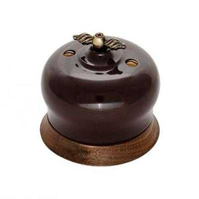 Изображение товара Выключатель Bironi B2-202-020/18 керамический 2-клавишный серия Фаберже для накладного монтажа