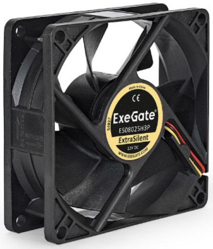 

Вентилятор для корпуса Exegate EX295236RUS 80x80x15 мм, 1700rpm, 18.9CFM, 17dBA, 2-pin, EX295236RUS