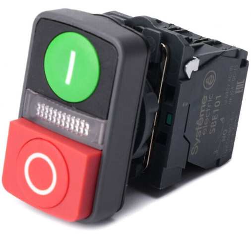 Изображение товара Кнопка управления Systeme Electric SB5AW73731B5 двойная для промышленности и автоматики