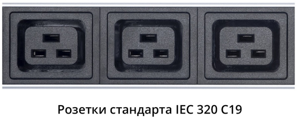 фото Блок розеток 19", 10 розеток Cabeus PDU-32-10C19-20C13-B-T в Казани