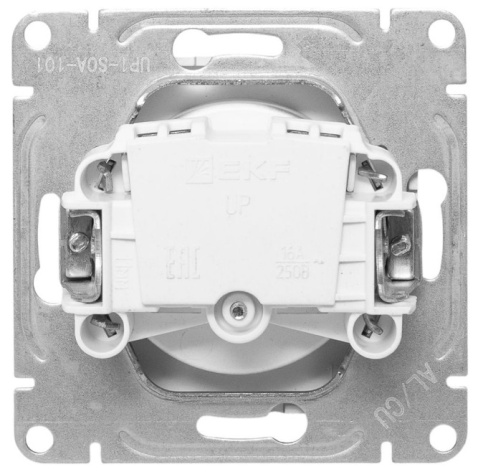 фото Розетка без заземления  EKF UP1-SOA-101