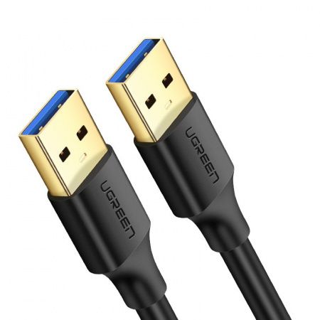

Кабель USB 3.0 UGREEN US128 10370_ Male to Male, 1м, black, US128