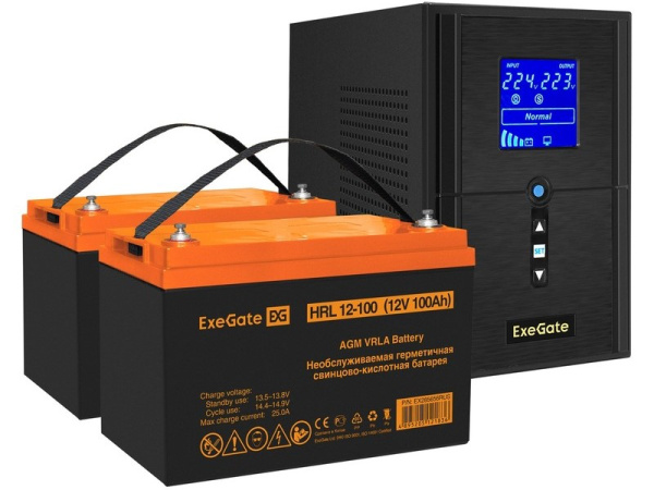 фото Комплект  Exegate SineTower SZ-1500.LCD.AVR.2SH.1C13.USB в Волгограде