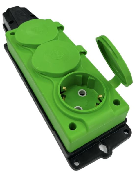 фото Удлинитель силовой iTOK i-CONNECT-COLOR-SUR-PVS-310-3-54-40-GREEN в Волгограде