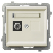фото Розетка Ospel GPA-1RF/m/27