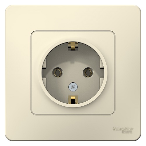 

Розетка Schneider Electric BLNRS001012 с/з без шторок, 16А, 250В Молочная внутр, BLNRS001012