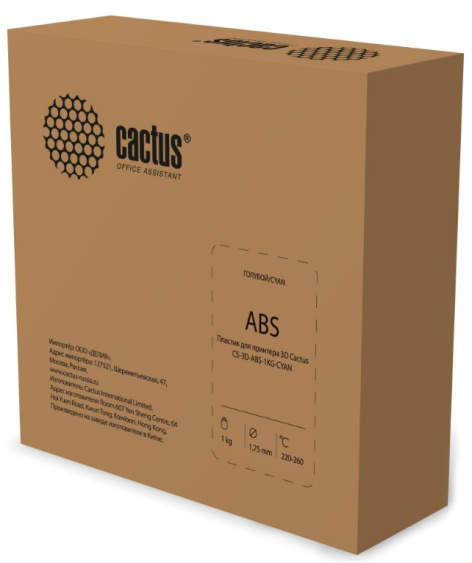 фото Пластик для принтера 3D ABS Cactus CS-3D-ABS-1KG-CYAN в Красноярске