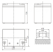фото Батарея Powerman 12V/24AH