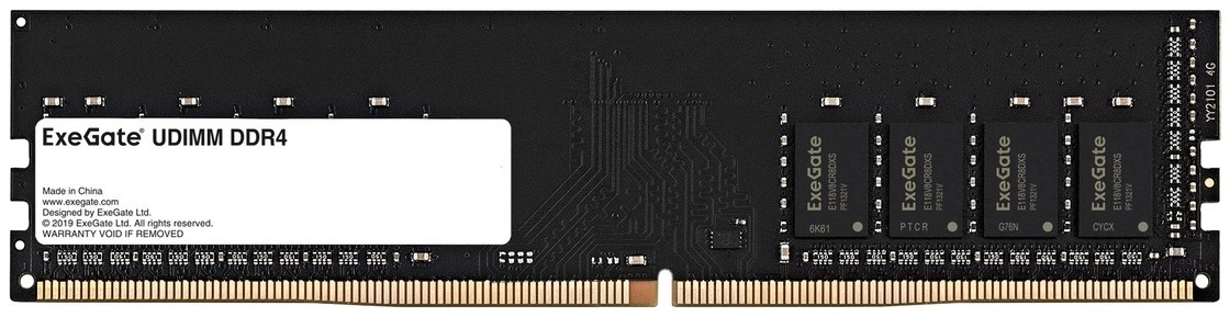 

Модуль памяти DDR4 16GB Exegate EX297690RUS PC4-25600 3200MHz CL22 1.2V, EX297690RUS