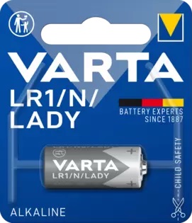 

Батарейка Varta ELECTRONICS LR1 N 04001101401 BL1 Alkaline 1.5V (4001) (1/10/100), ELECTRONICS LR1 N