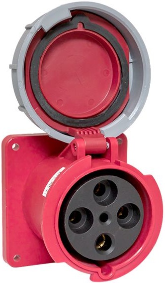 

Розетка стационарная внутренняя EKF ps-3442-125-380 3442 3Р+РЕ 125А 380В IP67, ps-3442-125-380