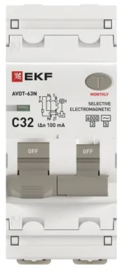 фото Автомат дифференциальный EKF D63N26MS32C100 в Казани