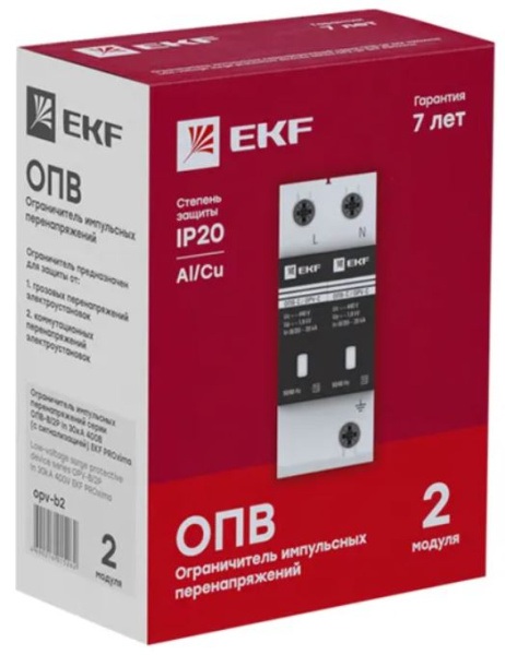 фото Ограничитель импульсных перенапряжений  EKF opv-d2 в Красноярске