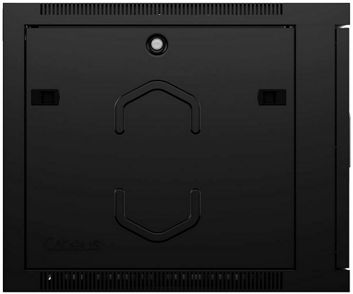 Шкаф настенный 19 9U Cabeus SH-05F-9U6045-BK телекоммуникационный 600x450x501mm ШхГхВ дверь стекло цвет черный RAL 9004 15089₽