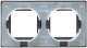 фото Рамка двойная  EKF UP1-FPM-02-44