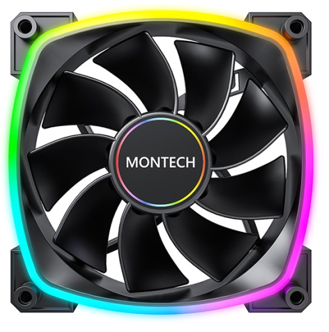 фото Вентилятор для корпуса Montech RX140 PWM BLACK в Екатеринбурге