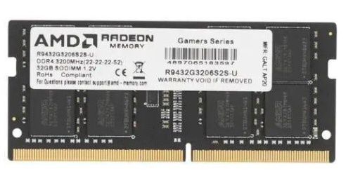 фото Модуль памяти SODIMM DDR4 32GB AMD R9432G3206S2S-U в Омске