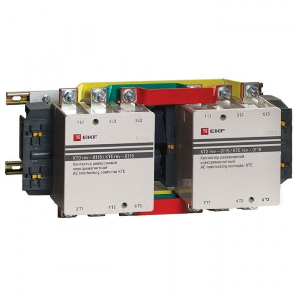 

Контактор EKF ctr-b-r-115-380 КТЭ реверс. 115А 400В 2NO, ctr-b-r-115-380