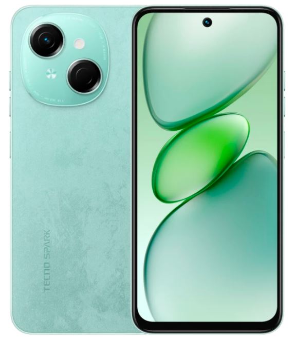 

Смартфон TECNO SPARK Go 1 4/64GB KL4 64+4 MAGIC SKIN GREEN зеленый моноблок 3G 4G 2Sim 6.67" 720x1600 Android 14 Go 13Mpix 802.11 a/b/g/n/ac GPS GSM90, SPARK Go 1 4/64GB