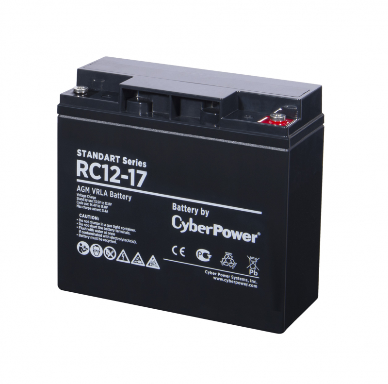 

Батарея для ИБП CyberPower RC 12-17 12V 17 Ah, RC 12-17