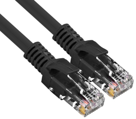 фото Кабель патч-корд U/UTP 5 кат. 3м Exegate UTP-RJ45-RJ45-5e-CU-3M-BK в Красноярске