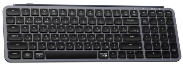 фото Ножничная клавиатура Keychron B2 Pro, USB, Bluetooth, Радиоканал, Серый [B2P-K1-RU] в Уфе